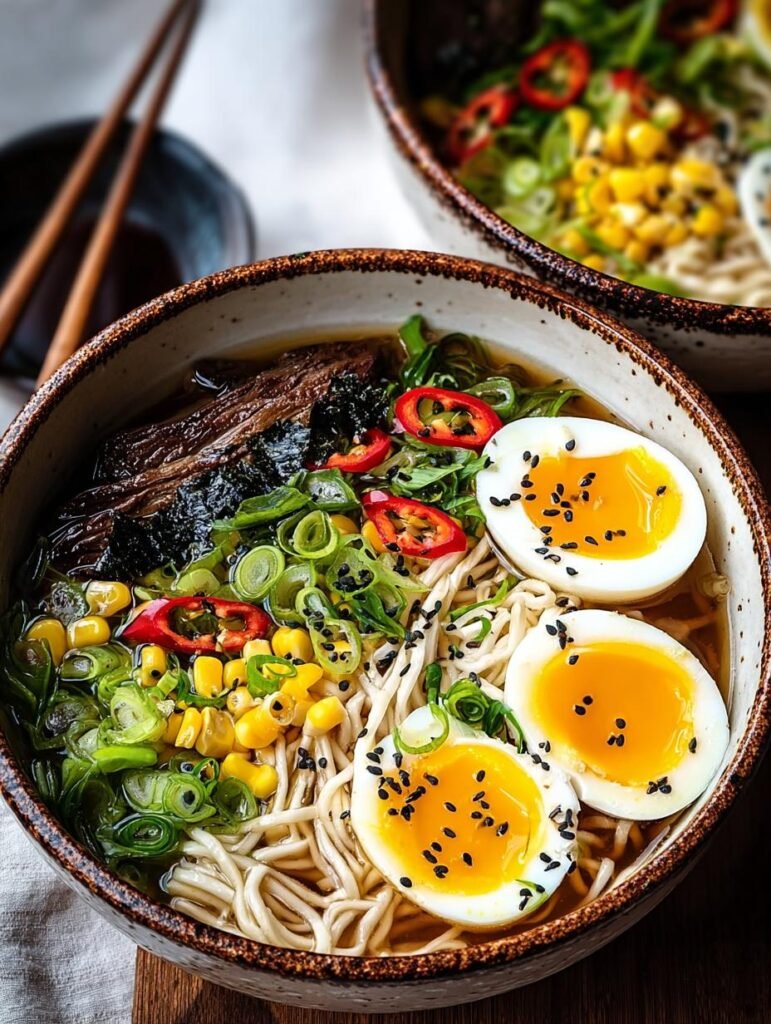 Ramen with Soft Boiled