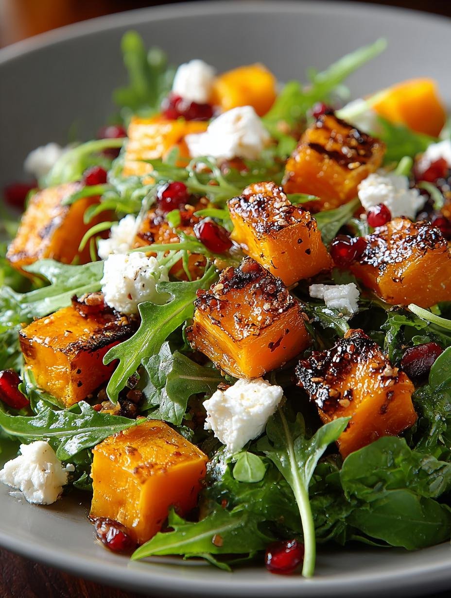 Delicious Roasted Pumpkin Feta Salad Recipe to Savor - Roasted Pumpkin Feta Salad - additional detail