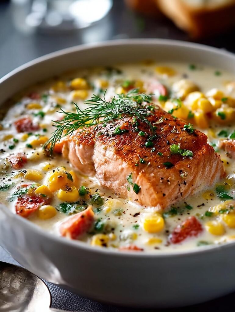 Salmon Corn Chowder