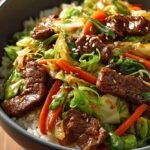 Skillet Beef Cabbage Stir