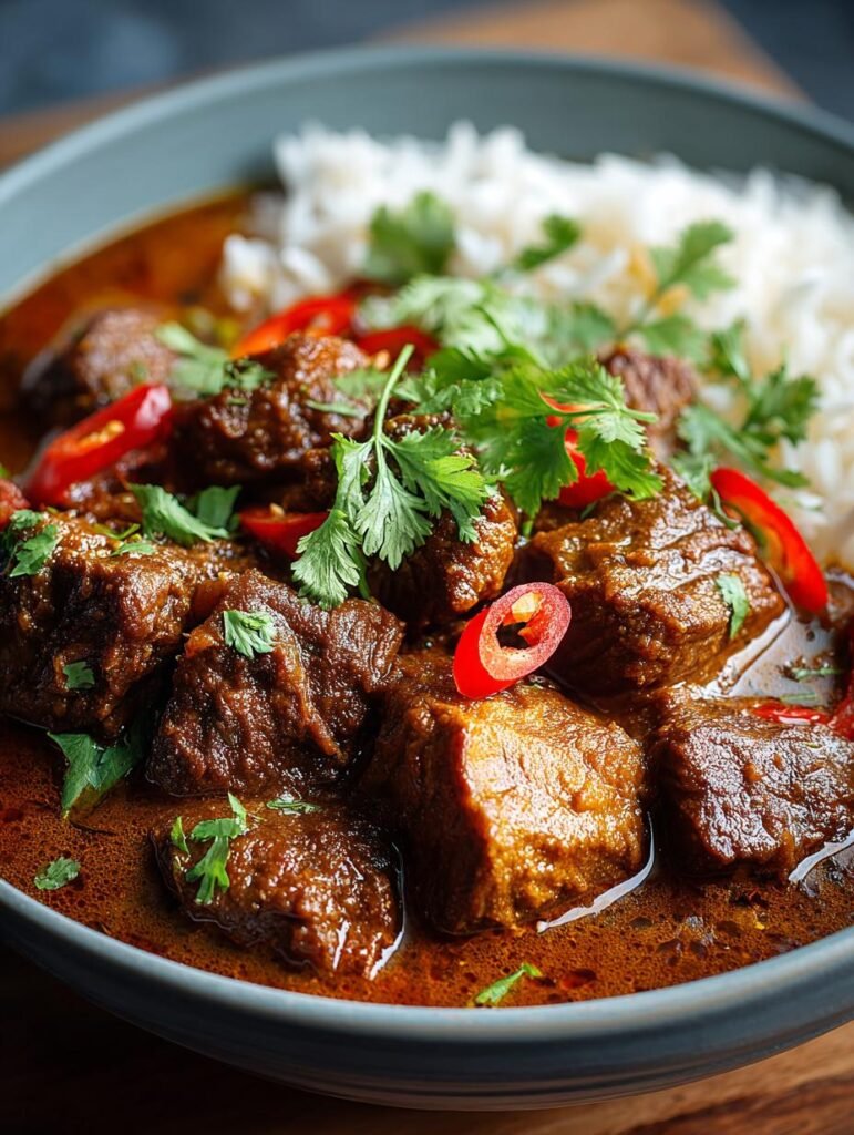 Slow Cooker Indian Beef