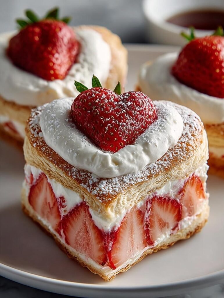 Strawberry Cream Cheese Heart