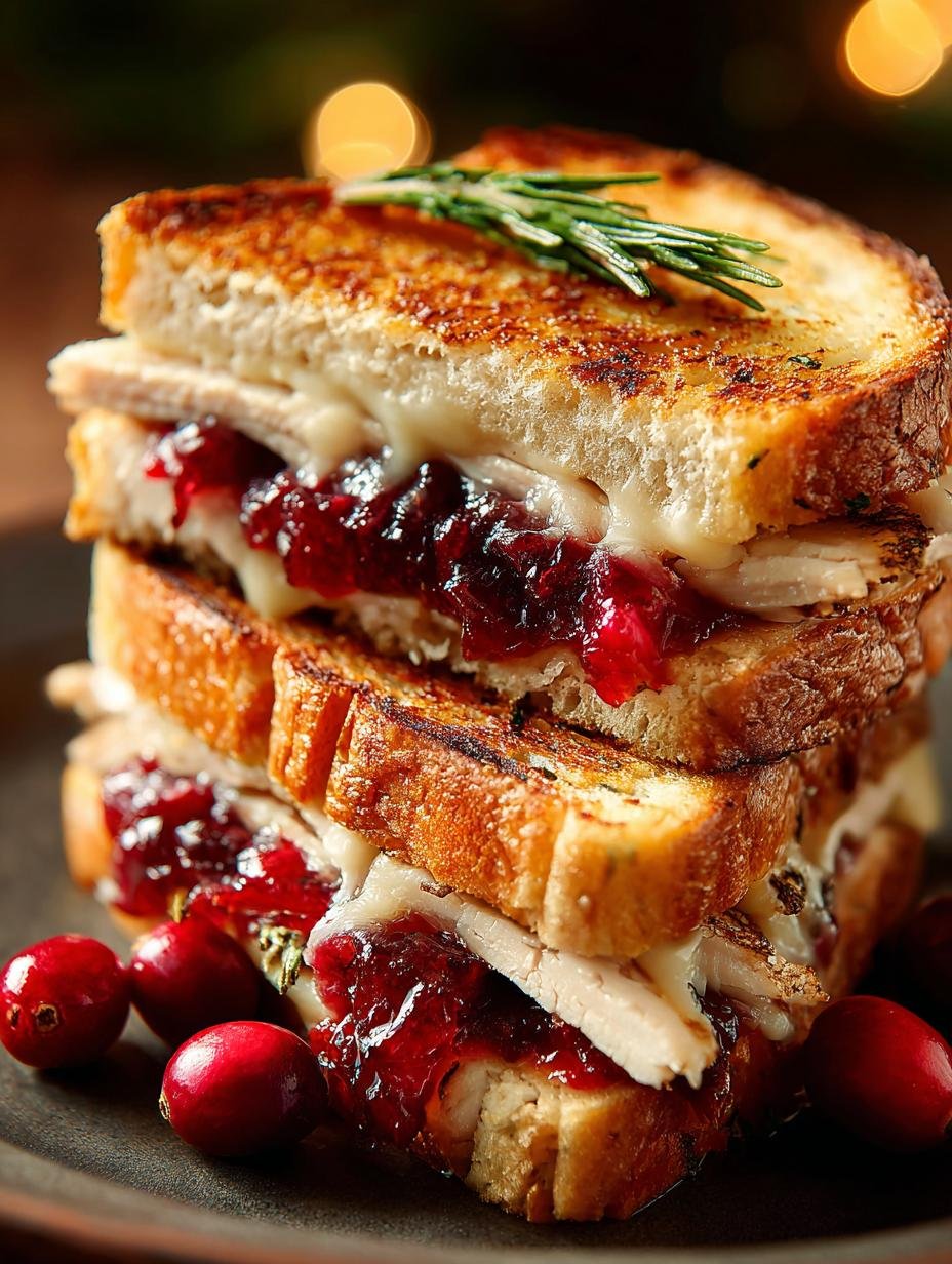 Turkey Cranberry Grilled Sandwiches: 5 Delightful Recipes 3 Turkey Cranberry Grilled Sandwiches: 5 Delightful Recipes - Turkey Cranberry Grilled Sandwiches - additional detail
