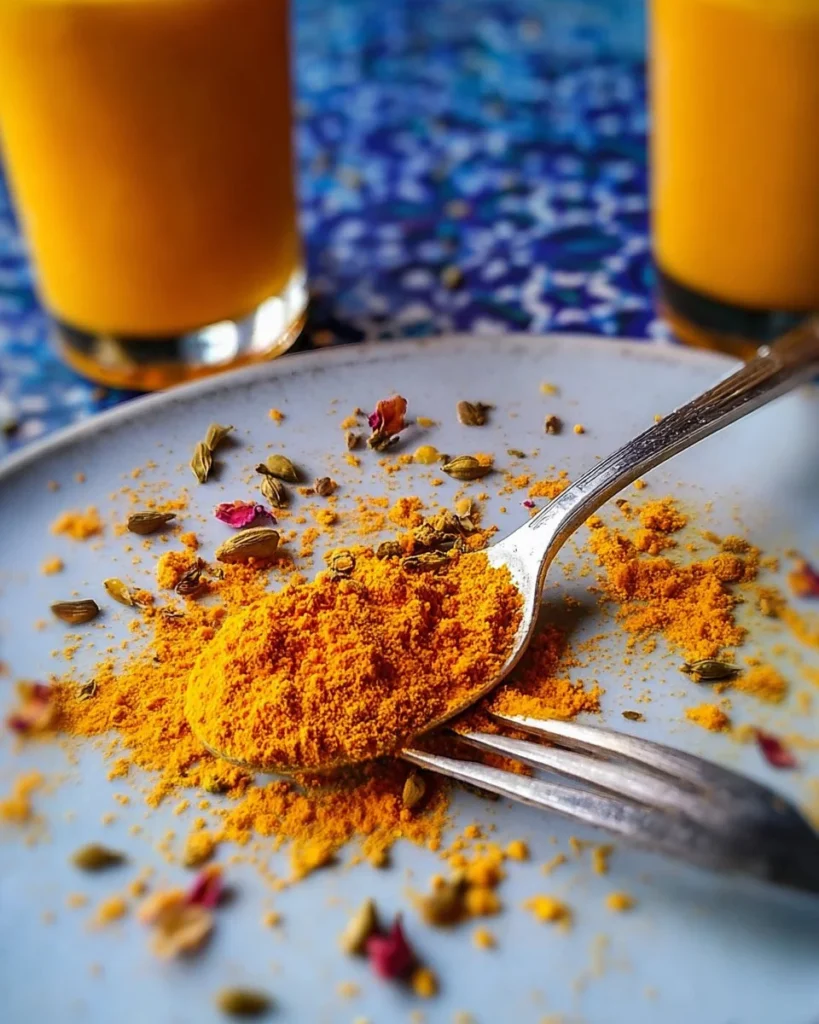 A refreshing glass of Orange Turmeric Crush, showcasing vibrant colors and ingredients.
