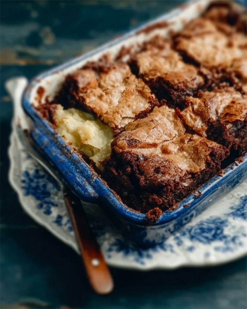 Delicious quick and easy cocoa brownies made from pantry ingredients