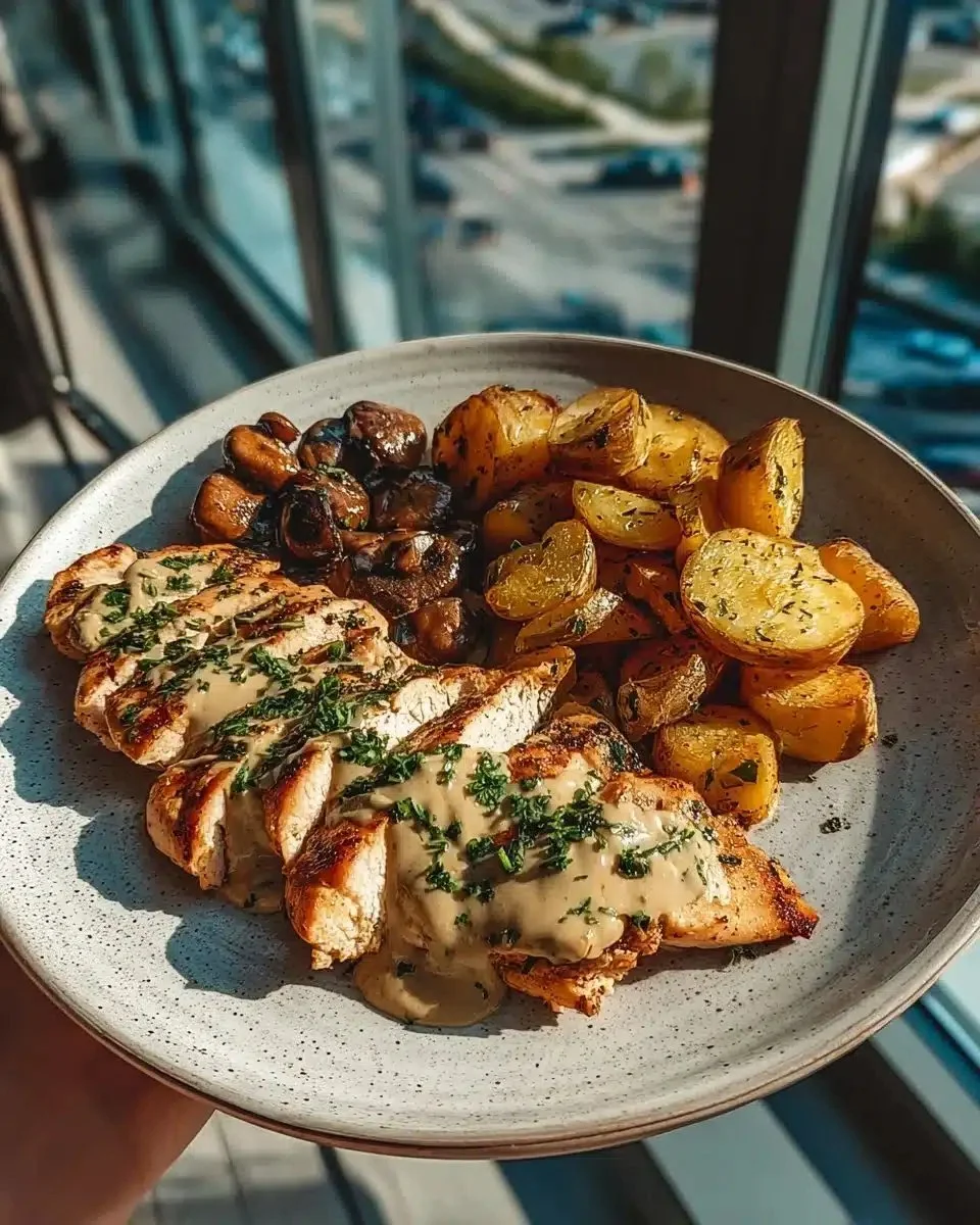 Delicious seasoned grilled chicken wings served with sides on a wooden platter.