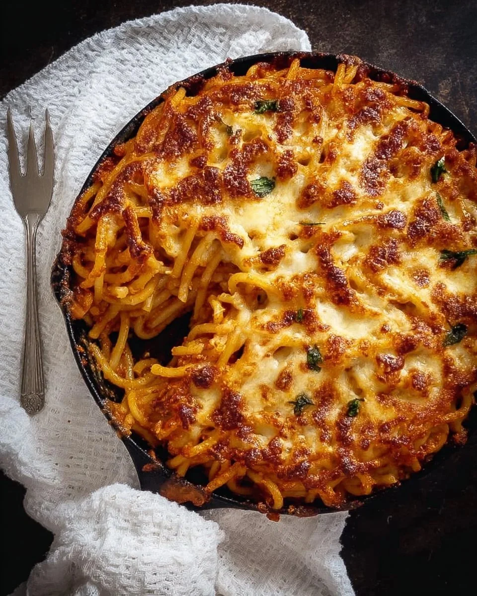 Skillet Bucatini Pie