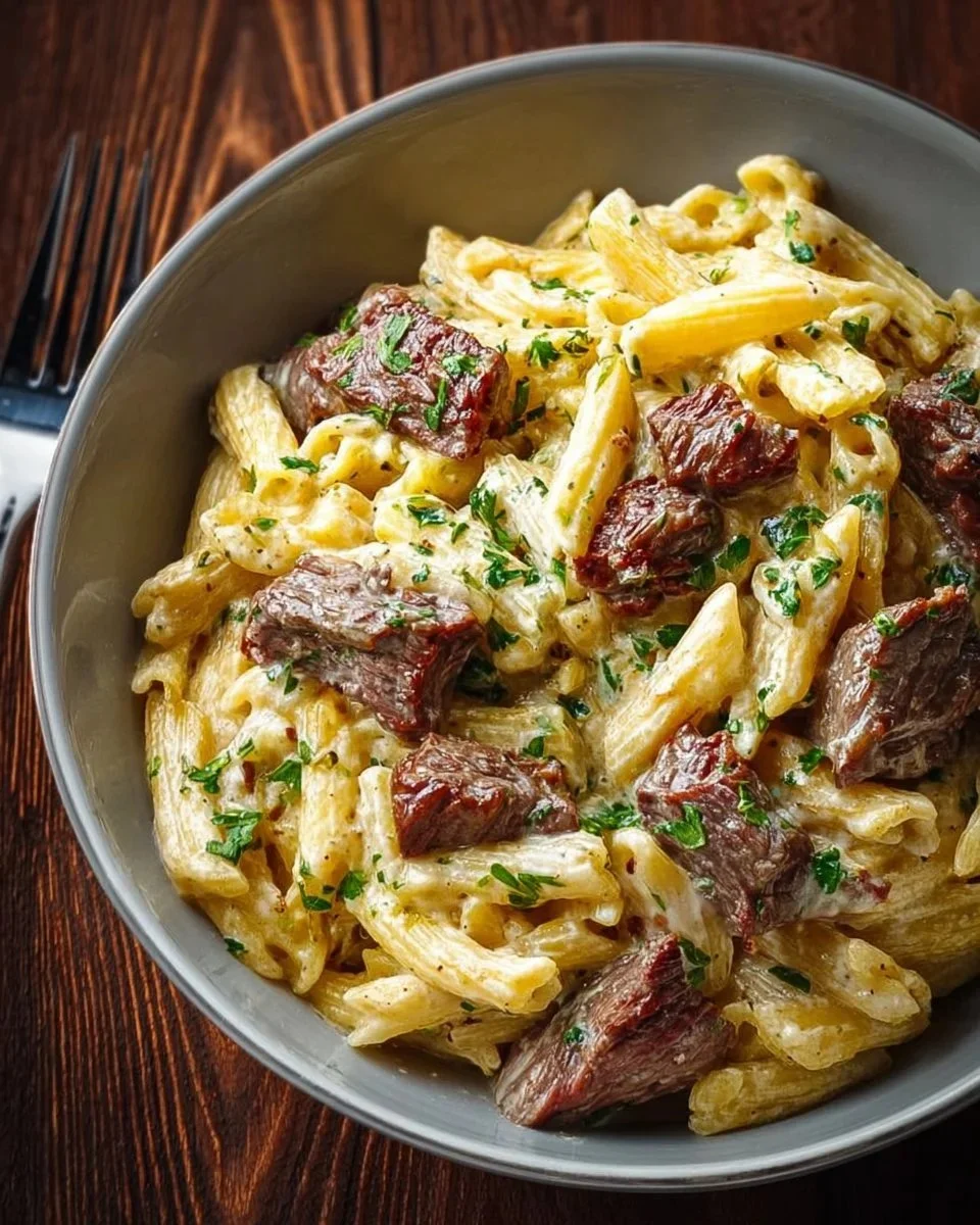 Creamy Steak Pasta